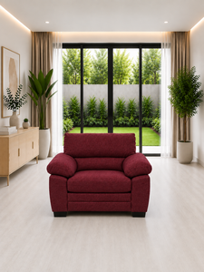 Modern Chicago 321 Maroon <b>Emerald</b> Sofa Set Wood Frame Custom Fabric Luxury Office Villa Hotel Hall - Product Image 3