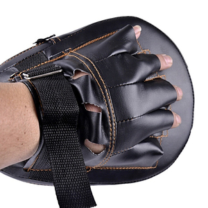 High Quality Custom Best Design Durable PU Leather Punch Mitts Focus Pads <b>Wraps</b> and Dummy for Boxing Training Focus Pads on Sale - Product Image 4