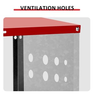Nido per Galline Ovaiole a 6 Scomparti Estraibile con Cesto per la Cura del Pollame - Product Image 5
