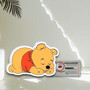 Trendy Bear Holding <b>Balloons</b> Acrylic Lash Tiles Plate Magnetic Lash Making Tile Custom Logo Color Flower Circle Beauty Tools - Product Image 5