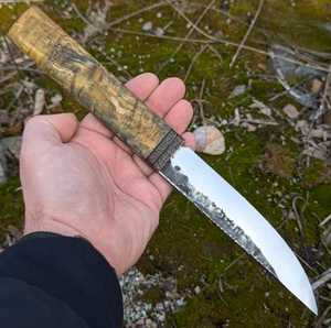 Yakut handmade <b>knife</b> Forged <b>knife</b> for hunting and fishing - Product Image 1