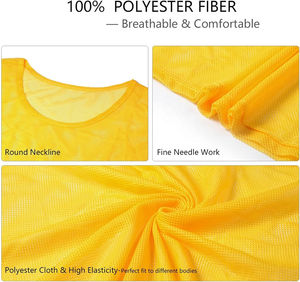 Nouveaux gilets d'entraînement en mesh personnalisés respirants pour adultes, maillots de sport, dossards pour football, volleyball, soccer, basketball - Product Image 2