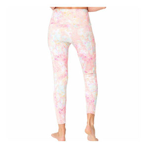 Leggings de sport sur mesure pour femme, écologiques, séchage rapide, haute élasticité, taille haute, couleur unie, respirants, en molleton de coton - Product Image 4