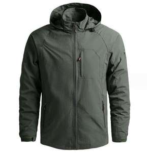 Fashion Design Breathable Outdoor Windbreaker <b>Jacket</b> Hooded Pockets for <b>Men</b> <b>Light</b> <b>Jacket</b> High Quality Sports Coat Oversized - Product Image 4