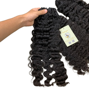 ผมคนเวียดนามแท้มัดเป็นลอนแบบชาวพม่าผมมนุษย์ผมอัจฉริยะจากเวียดนามขายส่ง - Product Image 1