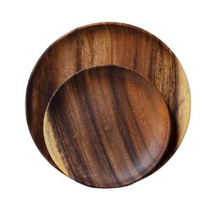 Handmade Polished Mango Wood Charger Plate Classic Design Durable Eco-Friendly Microwave Safe BPA Free Wedding Dining Plate - Product Image 2