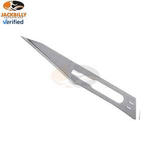 ใบมีดผ่าตัดเหล็กกล้าคาร์บอน ปลอดเชื้อ เบอร์ 11 พร้อมด้ามจับแบบใช้ซ้ำได้ สำหรับการผ่าตัดทางการแพทย์ ทันตกรรม สัตวแพทย์ และห้องปฏิบัติการ - Product Image 5