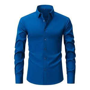 Nouvelle Chemise Décontractée et Habillée pour Homme 2026 TITAN TREAD WEAR Stretch Grande Taille à Manches Longues Infroissable en Polyester/Coton Imprimée Personnalisée - Product Image 4