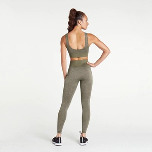 Wholesale Solid Spandex/Nylon V-Shaped Waist Quick Dry Yoga <b>Leggings</b> for <b>Women</b>-Custom Activewear Fitness Wear - Product Image 5