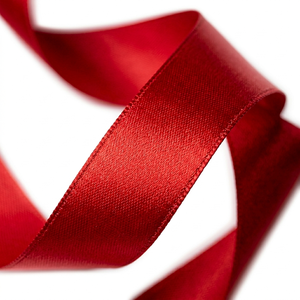 Factory 12mm Red Double Face Satin Ribbon Roll for Favor <b>Boxes</b> Bouquet Wrap Hair Bands <b>Sewing</b> Decor DIY Crafts Use Cards - Product Image 3
