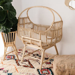 Cuna de bebé en venta, cuna de ratán, camas para recién nacidos, cunas de gran calidad para niños pequeños. - Product Image 3