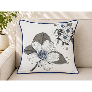 100% Linen Designer <b>Cushion</b> <b>Cover</b> | Modern Printed Decorative Pillow <b>Cover</b> for Home Decor Contemporary Accent Throw Pillow <b>Cover</b> - Product Image 2