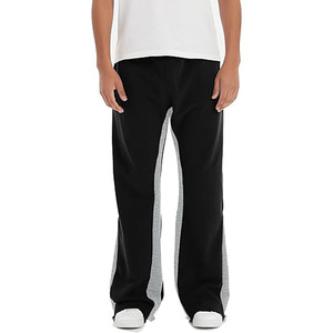 Pantalons et joggings pour hommes les plus vendus à prix abordable, style décontracté, design à rayures multi-panneaux, pour le jogging - Product Image 1