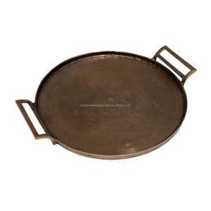 Bandeja decorativa de Metal de hoja de aluminio de diseño moderno superventas para el hogar, Patio al aire libre, sala de estar, planta inspirada en el ambiente - Product Image 6