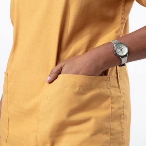 Women's Blue <b>Scrub</b> <b>Set</b> V-Neck Top With Pockets And Matching Pants Hospital Uniforms - Product Image 5