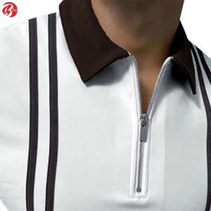 Ensemble décontracté 2 pièces pour homme : Polo zippé 1/4 à manches longues et pantalon de survêtement athlétique - Product Image 2