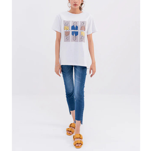 High Quality Crop Top Women Custom Logo <b>Plain</b> Cotton <b>Tshirt</b> Short Sleeve Shirts Casual Streetwear Cute Women's Cropped T Shirts - Product Image 4