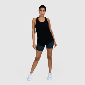 Sujetador deportivo sin costuras de alta calidad para mujer, top corto con cuello halter y tirantes, con copas integradas, patrón liso, de secado rápido, para adultos. - Product Image 6