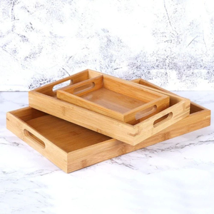 Handcrafted Timber Display <b>Platter</b> Rustic Presentation Board Farmhouse Accent Board Decorative Showcase Board Ottoman Organizer - Product Image 5