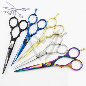 Tijeras de Práctica Profesionales para Estudiantes de Barbería, Empaque Personalizado, Acero Inoxidable de Grado Quirúrgico, Hoja Afilada para Cabello - Product Image 3
