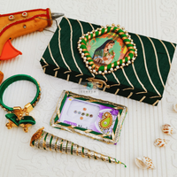 Ensemble cadeau de mariage, boîte cadeau, cône de henné, bangle, cadeau traditionnel pour demoiselle d'honneur, cadeau de mariage, fête de sangeet, henné, cadeaux de fête de pendaison de crémaillère