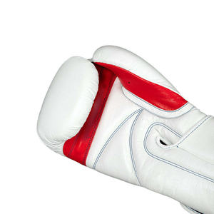 Gants de boxe professionnels en cuir véritable et synthétique pour adultes, prix de gros, avec impression de logo personnalisée - Gants d'entraînement - Product Image 4