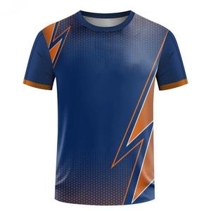 เสื้อยืดกีฬาผู้ชายแบบสั้นพิมพ์ลายตามสั่ง-แห้งเร็ว 100% โพลีเอสเตอร์ พร้อมโลโก้สำหรับโปรโมทแบรนด์ - Product Image 2