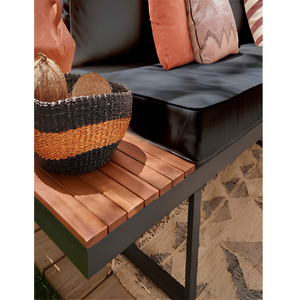 Conjunto de sofás de aluminio personalizados para patio, muebles de conversación para jardín exterior, para proyectos comerciales de hoteles y resorts. - Product Image 5