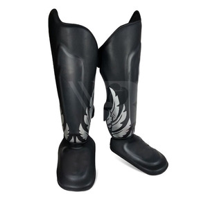 Protège-tibias de boxe Muay Thai sur mesure en polyester/EVA/néoprène, haute qualité, lavables, écologiques, fabricant OEM, différents modèles - Product Image 2