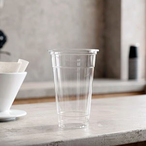 Wholesale 95mm Transparent PP/PET Single Wall Disposable <b>Cups</b> with Lids 16 20 22oz <b>Plastic</b> <b>Cups</b> For Tea Coffee Juice Beverages - Product Image 1