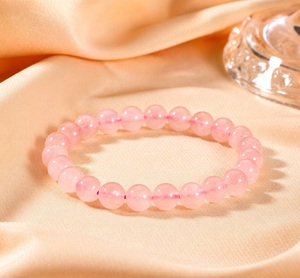 Natural Rose Quartz <b>Bracelet</b> 8mm Round Beads <b>Healing</b> Crystal Stone Stretch <b>Bracelet</b> Wholesale Women Jewelry - Product Image 2