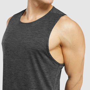 Men's Hip Hop Tank Top ODM Custom Graphic Print Cotton Polyester Sleeveless Streetwear Gym Tee Summer Fashion 2025 - Product Image 5