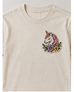 Custom Glitter Unicorn Embroidered <b>Patches</b> For Clothing Cute Flower Iron <b>On</b> <b>Patch</b> For Kids Garment <b>Sew</b> <b>On</b> Badges Wholesale - Product Image 3