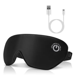 Maschera per Occhi Riscaldata Senza Fili Type-C in Seta, Compresa Oculare per Occhi Secchi, Cuscinetto Riscaldante Elettrico con 3 Impostazioni di Temperatura, Lavabile - Product Image 1