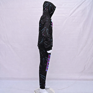 Custom Men's High Quality Fully Sublimation Oversized Hoodie and Sweatpants OEM Heavyweight 100% Cotton <b>Tracksuit</b> for Men's - Product Image 2