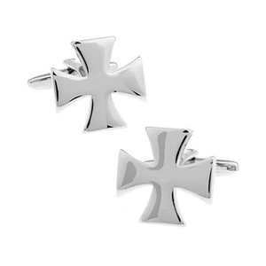 Premium Knights Templar Silver Cross Shirt <b>Pins</b> Custom Metal Shirt Accessories Wholesale Supplier Freemason Masonic Regalia - Product Image 1