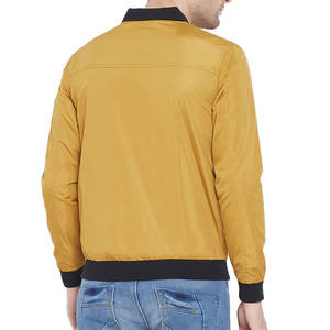 Chaqueta bomber de secado rápido para hombre al por mayor para venta en línea, chaqueta bomber de nailon/poliéster para hombre - Product Image 3