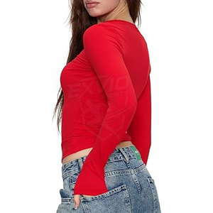 Ropa Deportiva de Manga Larga, Estilo 2026, Tops de Compresión para Mujer, Tops de la Mejor Calidad - Product Image 2