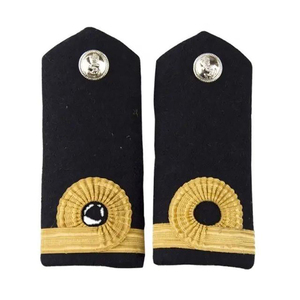 Epaulettes de Caballero Templario Bordadas a Mano en Poliéster con Trabajo de Bullion para Abrigo de Gala, Personalizables - Product Image 2