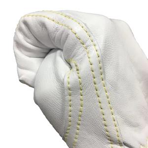 Gants de soudage en cuir de vache, résistants à la chaleur, double couche, gants de travail de protection - Product Image 4