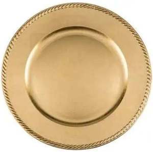 Modern Silver Metal Dinner <b>Plate</b> Round Polished Design-Party Use Dishwasher Safe & <b>Disposable</b> - Product Image 5
