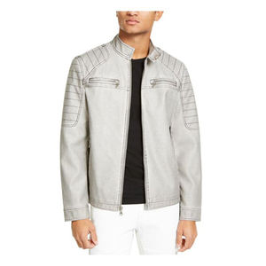 Hot Sale Men's <b>Winter</b> <b>Leather</b> <b>Jacket</b> with Stand Collar Comfortable Breathable Windproof Custom Size Available Men <b>Leather</b> <b>Jacket</b> - Product Image 1