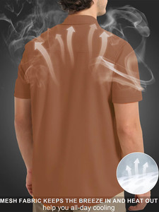 Adjustable Wear UPF 50 Men’s Fishing Dress Shirt Button <b>Down</b> Woven Short Sleeve Outdoor elegant product custom logo men - Product Image 2