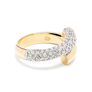 Anillo de Eternidad de Oro Amarillo con Diamantes, Corte Brillante Redondo, Geométrico, Minimalista, Anillo de Compromiso para Mujer - Product Image 2