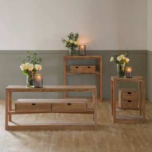 Consola Vandana Elara Neo de madera maciza de acacia - Product Image 4