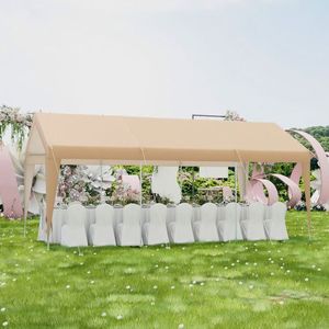 Carport in Alluminio Resistente 10x20 Piedi, Garage Portatile per 2 Auto - Product Image 2