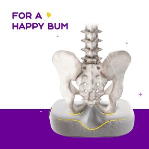 Ergonomic Memory Foam Coccyx Seat <b>Cushion</b> <b>Tailbone</b> & Hip Pain Relief Orthopedic Design mesh cover OEM ODM Available - Product Image 4