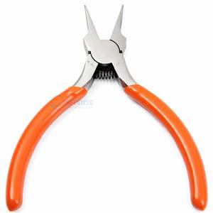 Stainless Steel Flat Nose Pliers Jewelry Handcraft Making 5 Inch Precision <b>Craft</b> Tool Smooth Jaw Comfortable Grip <b>Wire</b> Bending - Product Image 1