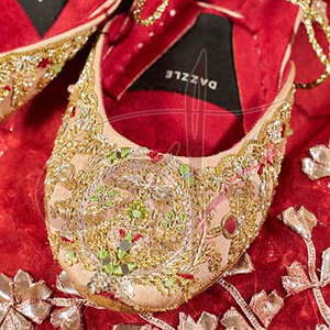 Handcrafted Care Printed Traditional Charm Modern Raw Silk Upper Velvet Lining High Quality Fashion Trend Anti-Slippery - Product Image 6