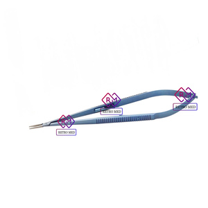 Portaagujas Jacobson de 18.5 cm, mango plano, para suturas, de titanio grado A+, de MEDICAB INSTRUMENTS - Product Image 3